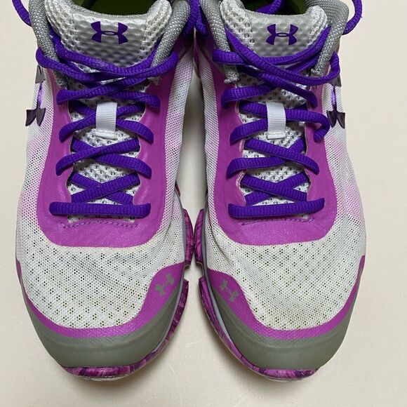 Under Armour 4D Micro Foam Purple/White Sneakers - Picture 2 of 9